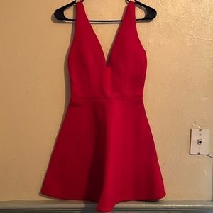 Classy small red dress